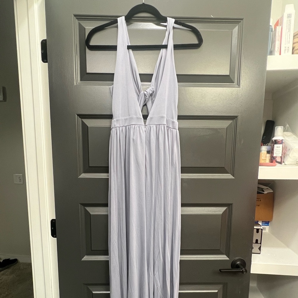 Silence + noise lilac jumpsuit with cutout in size medium